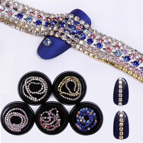 1 box metal flat shape nail art beads chain shining crystal ab rhinestones tips 3d shell stone manicure decoration tools diy, Silver;gold
1 box metal flat shape nail art beads chain shining crystal ab rhinestones tips 3d shell stone manicure decoration tools diy, Silver;gold
