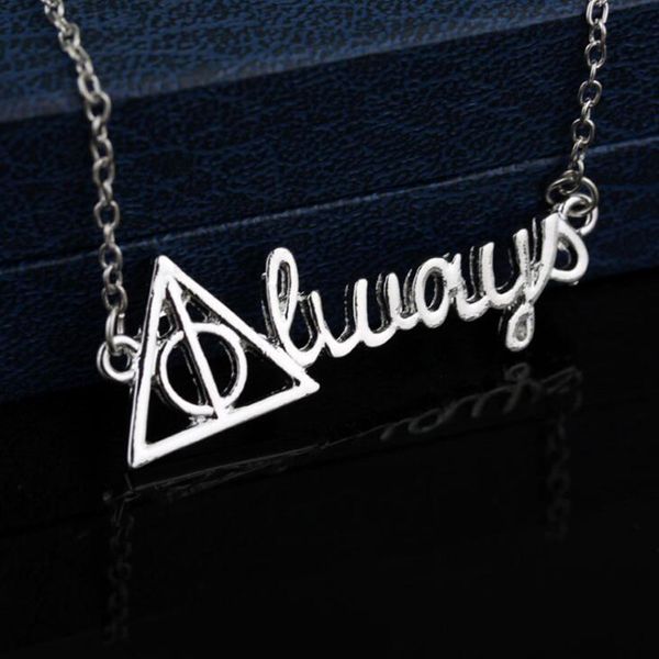 10pcs fashion vintage triangular harry always necklace pendant death hallows necklaces pendants potter for women jewelry, Silver
10pcs fashion vintage triangular harry always necklace pendant death hallows necklaces pendants potter for women jewelry, Silver