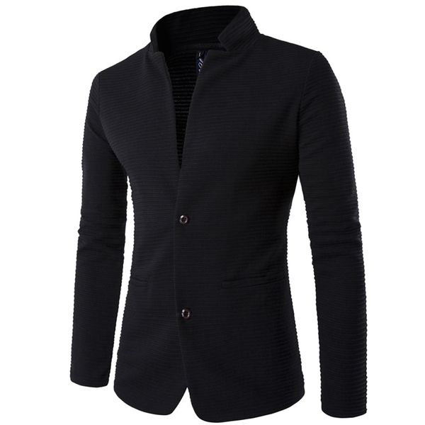 men's suit brand blazer slim fit masculino2017 new fashion terno masculino personality without collar stitching, White;black
men's suit brand blazer slim fit masculino2017 new fashion terno masculino personality without collar stitching, White;black