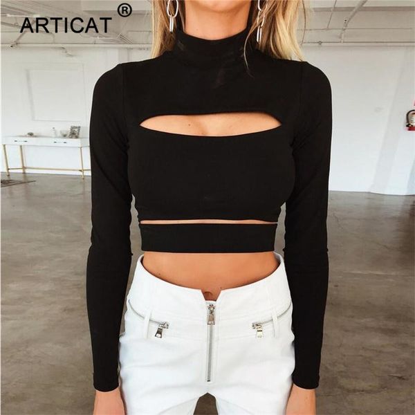articat black hollow out t shirt women fashion turtleneck long sleeve bandage crop casual party tshirt autumn, White
articat black hollow out t shirt women fashion turtleneck long sleeve bandage crop casual party tshirt autumn, White