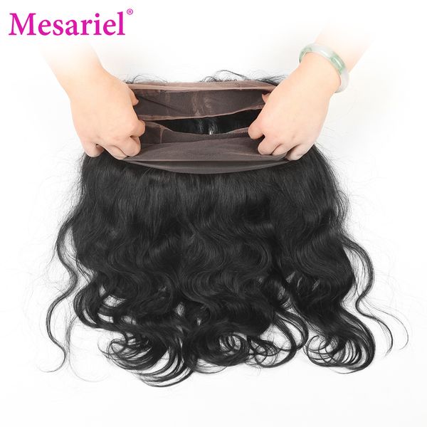 mesariel brazilian body wave 360 lace frontal closure non-remy hair natural black color 10-20inch lace closure, Black;brown
mesariel brazilian body wave 360 lace frontal closure non-remy hair natural black color 10-20inch lace closure, Black;brown