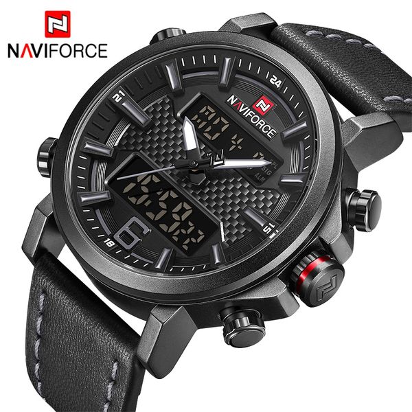 naviforce mens watches sports watch men fashion casual leather clock waterproof quartz watch relogio masculino, Slivery;brown
naviforce mens watches sports watch men fashion casual leather clock waterproof quartz watch relogio masculino, Slivery;brown