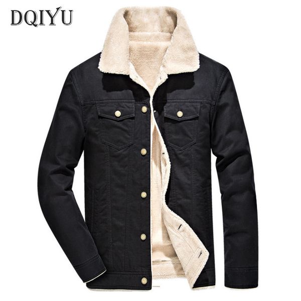 dqiyu casual men's cotton jacket autumn fleece slim fit mens jackets and coats winter thicken male outerwear black army green, Black;brown
dqiyu casual men's cotton jacket autumn fleece slim fit mens jackets and coats winter thicken male outerwear black army green, Black;brown