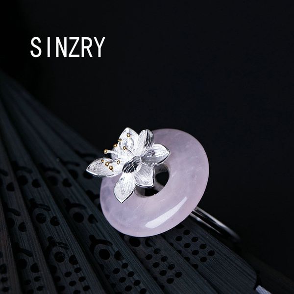 sinzry original jewelry new 925 sterling silver natural crystal flower rings lady adjustable lucky vintage rings valentine gift, Golden;silver
sinzry original jewelry new 925 sterling silver natural crystal flower rings lady adjustable lucky vintage rings valentine gift, Golden;silver