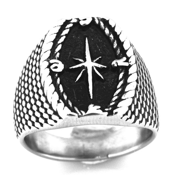 fanssteel stainless steel punk vintage mens or womens jewelry shining star snow flower ring fsr20w30, Silver
fanssteel stainless steel punk vintage mens or womens jewelry shining star snow flower ring fsr20w30, Silver