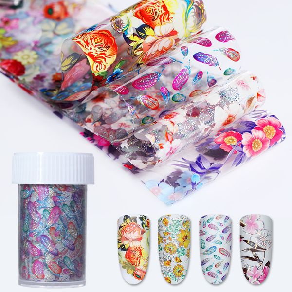 1 roll 4*100cm colorful flower holographic starry nail foil manicure nail art transfer sticker decoration glitter decal, Black
1 roll 4*100cm colorful flower holographic starry nail foil manicure nail art transfer sticker decoration glitter decal, Black