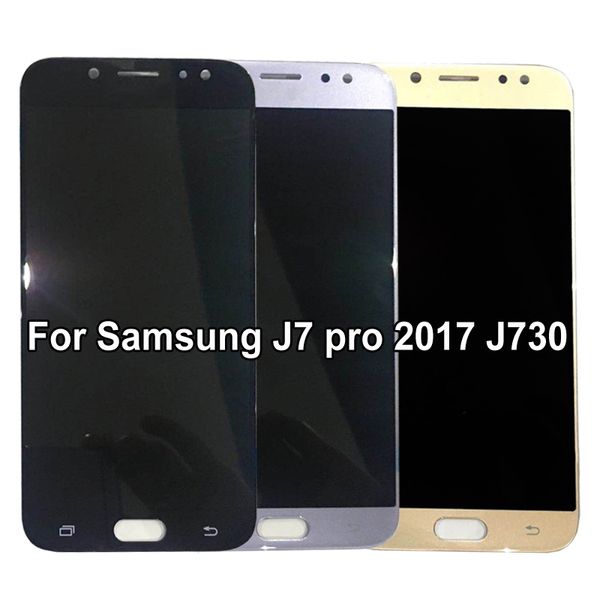 

Супер Amoled для Samsung Galaxy J7 Pro 2017 J730 J730F ЖК-дисплей с сенсорным экраном дигитайзер Асса