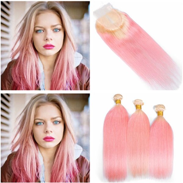 two tone #613/pink ombre peruvian human hair bundles deals with closure straight blonde and pink ombre 4x4 lace closure with hair weaves, Black;brown
two tone #613/pink ombre peruvian human hair bundles deals with closure straight blonde and pink ombre 4x4 lace closure with hair weaves, Black;brown