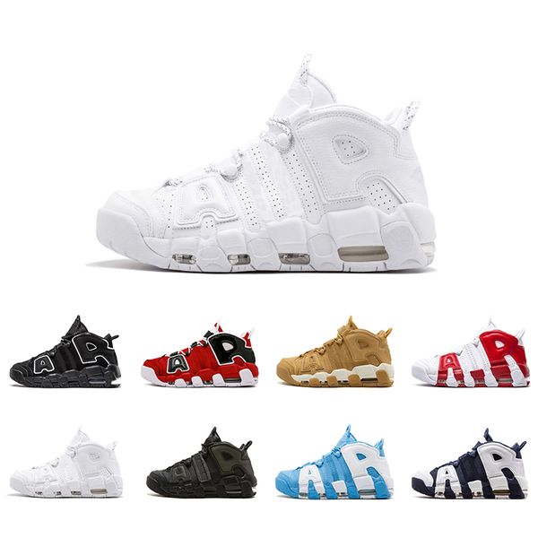 2018 New Uptempo QS 96 Scottie Pippen Triple White Olympic Bulls UNC Gym Red Flax Men Basketball Shoes 3M Scottie Pippen Sports Sneakers
2018 New Uptempo QS 96 Scottie Pippen Triple White Olympic Bulls UNC Gym Red Flax Men Basketball Shoes 3M Scottie Pippen Sports Sneakers