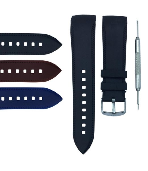 mdnen 22mm rubber watch band replacement strap fits for ar 0828 - spring bar tool, Black;brown
mdnen 22mm rubber watch band replacement strap fits for ar 0828 - spring bar tool, Black;brown
