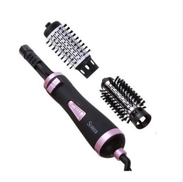 

Новые инструменты для укладки волос Мощный 2 в 1 Многофункциональный фен Автоматическая вращающаяся щетка для волос Roller Styler EU Plug