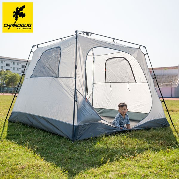 chanodug 4-5 person automatic camping tent 420d oxford cloth 2 layers large tent waterproof windproof 4 season traveling tents
chanodug 4-5 person automatic camping tent 420d oxford cloth 2 layers large tent waterproof windproof 4 season traveling tents