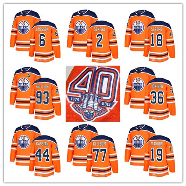 2019 Edmonton Oilers 40th Anniversary Jerseys 19 Patrick Maroon 77 Oscar Klefbom 33 Cam Talbot 2 Andrej Sekera 6 Adam Larsson 4 Russell
2019 Edmonton Oilers 40th Anniversary Jerseys 19 Patrick Maroon 77 Oscar Klefbom 33 Cam Talbot 2 Andrej Sekera 6 Adam Larsson 4 Russell