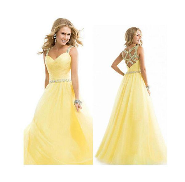 thefound new style long chiffon party bridesmaid women formal gown ball wedding prom party dress yellow color selling, White;black
thefound new style long chiffon party bridesmaid women formal gown ball wedding prom party dress yellow color selling, White;black