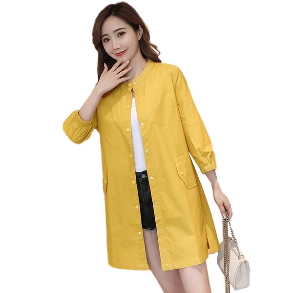 2018 spring new windbreaker loose thin mediun long women trench coat large size slim single-breasted female windbreaker dt0036, Tan;black
2018 spring new windbreaker loose thin mediun long women trench coat large size slim single-breasted female windbreaker dt0036, Tan;black