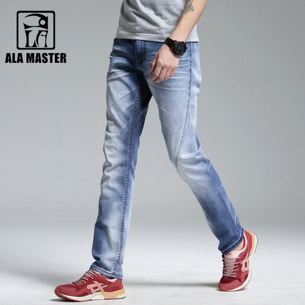 a la master slim jeans homme wash white pleated denim men jeans pants autumn england style fashion men pants, Blue
a la master slim jeans homme wash white pleated denim men jeans pants autumn england style fashion men pants, Blue