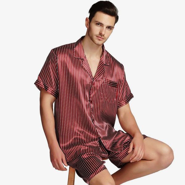 mens silk satin pajamas pajama pyjamas set sleepwear set loungewear ,l,xl,2xl,3xl short sleeves__gifts, Black;brown
mens silk satin pajamas pajama pyjamas set sleepwear set loungewear ,l,xl,2xl,3xl short sleeves__gifts, Black;brown