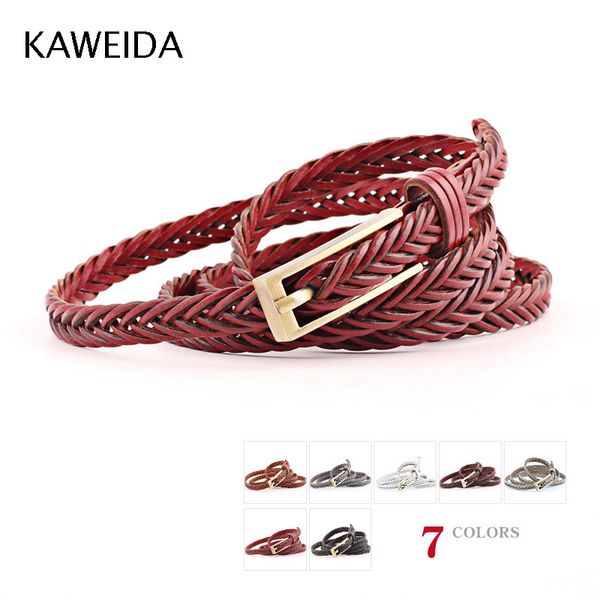 kaweida designer belts women fashion 2018 casual pin buckle 1cm thin knitted pu leather solid waist belt for dress, Black;brown
kaweida designer belts women fashion 2018 casual pin buckle 1cm thin knitted pu leather solid waist belt for dress, Black;brown