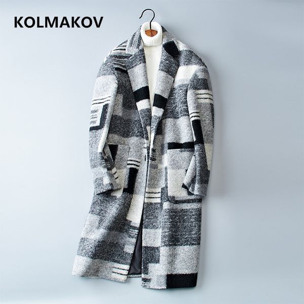 2018 new double-faced woolen coats men's long trench overcoat autumn winter casual wool men dress plaid jackets plus size m-3xl, Black
2018 new double-faced woolen coats men's long trench overcoat autumn winter casual wool men dress plaid jackets plus size m-3xl, Black