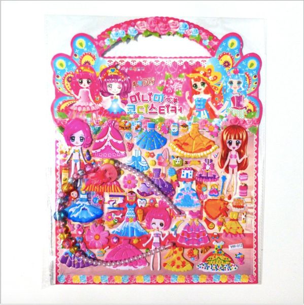 prince dressing girl 10 sheets fashion 3d cartoon sticker toys children's educational toys handmade decorative stickers with head hoop
prince dressing girl 10 sheets fashion 3d cartoon sticker toys children's educational toys handmade decorative stickers with head hoop