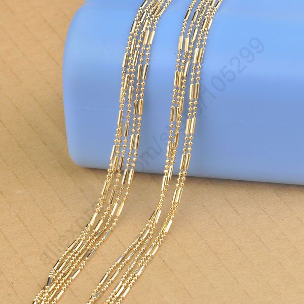 giemi wholesale 5pcs lot 18 inches column beads necklaces chain lobster clasps for pendant jewelry findings fast shipping, Silver
giemi wholesale 5pcs lot 18 inches column beads necklaces chain lobster clasps for pendant jewelry findings fast shipping, Silver