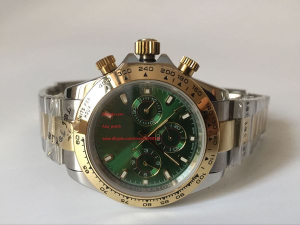 luxury watch sapphire 40mm 116523 green dial without timing mechanical automatic men's watch watchs, Slivery;brown
luxury watch sapphire 40mm 116523 green dial without timing mechanical automatic men's watch watchs, Slivery;brown