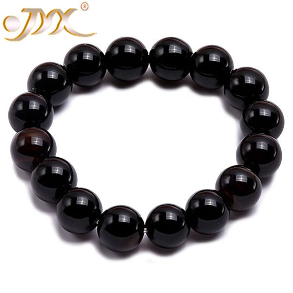 jyx agate men bracelet 12mm black round agate bracelet jewelry 7.5, Golden;silver
jyx agate men bracelet 12mm black round agate bracelet jewelry 7.5, Golden;silver