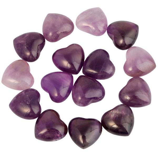 tumbeelluwa 1lot (10pc) purple quartz crystal heart palm stone worry stone healing reiki balancing 0.5 inches, Black;white
tumbeelluwa 1lot (10pc) purple quartz crystal heart palm stone worry stone healing reiki balancing 0.5 inches, Black;white