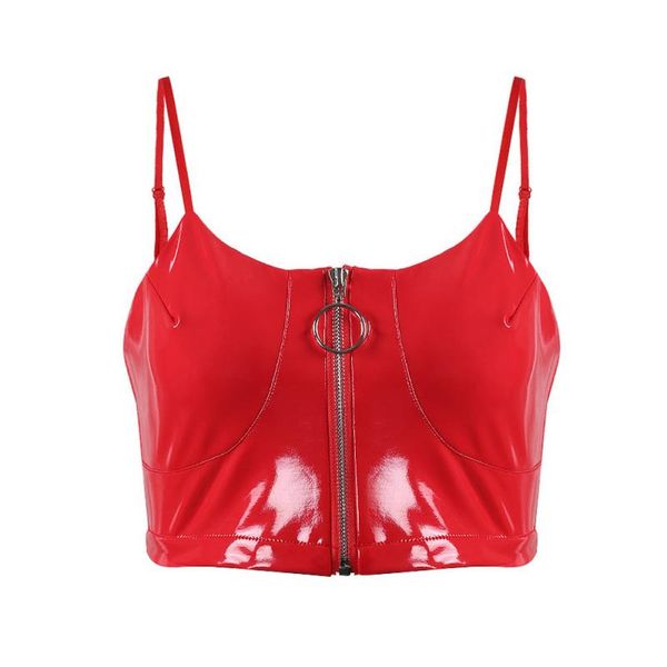 Womail Sexy Camisole for Women PU Leather Sleeveless Women Crop Top Camisoles Tanks Bustier Vest Zipper Camis Tops, Red
Womail Sexy Camisole for Women PU Leather Sleeveless Women Crop Top Camisoles Tanks Bustier Vest Zipper Camis Tops, Red