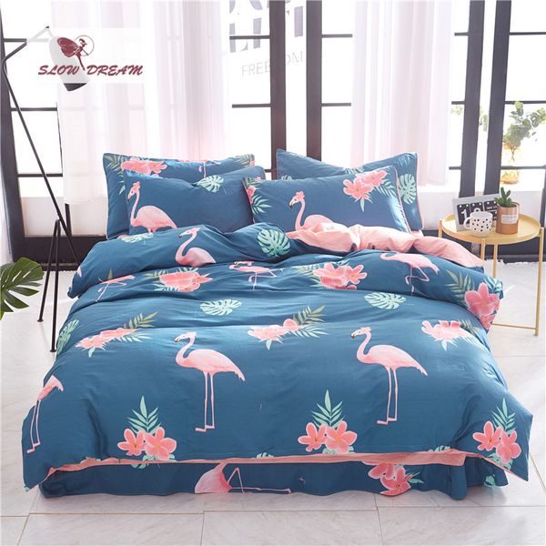 slowdream nordic bedding set flamingos linen 100% cotton double flat sheets bedspread duvet cover king bedclothes
slowdream nordic bedding set flamingos linen 100% cotton double flat sheets bedspread duvet cover king bedclothes