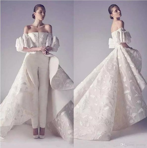 2019 autumn ashi studio prom dresses of shoulder pants overskirts applique party dress formal formal pageant gowns customized evening dress, Black
2019 autumn ashi studio prom dresses of shoulder pants overskirts applique party dress formal formal pageant gowns customized evening dress, Black