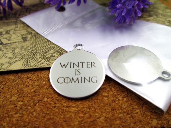 40pcs--" winter is coming"stainless steel charms more style for choosing diy charms pendants for necklace, Bronze;silver
40pcs--" winter is coming"stainless steel charms more style for choosing diy charms pendants for necklace, Bronze;silver