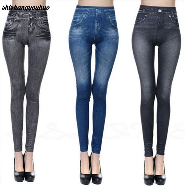 slim women leggings faux denim jeans leggings pocket printing summer casual pencil pants women clothing 2017, Black
slim women leggings faux denim jeans leggings pocket printing summer casual pencil pants women clothing 2017, Black