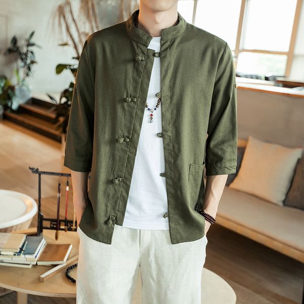 new linen cotton men shirt master clothing plus 5xl three quater sleeve flax shirt wholesale solid pocket slim retro shirts male size -5xl, White;black
new linen cotton men shirt master clothing plus 5xl three quater sleeve flax shirt wholesale solid pocket slim retro shirts male size -5xl, White;black