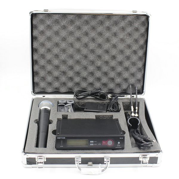 aluminum case box slx24 beta58 uhf wireless microphone cordless karaoke system with handheld transmitter mic
aluminum case box slx24 beta58 uhf wireless microphone cordless karaoke system with handheld transmitter mic