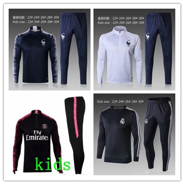 Top quality Paris sportswear new 2018 2019 Paris football training suit KIDS sportswear 18 19 MBAPPE LUCAS maillot de foot KIDS jacket set
Top quality Paris sportswear new 2018 2019 Paris football training suit KIDS sportswear 18 19 MBAPPE LUCAS maillot de foot KIDS jacket set