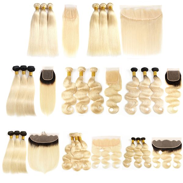 human hair bundles with lace closure frontal 613 1b/613 ombre blonde hair wholesale vendors brazilian straight body wave hair, Black;brown
human hair bundles with lace closure frontal 613 1b/613 ombre blonde hair wholesale vendors brazilian straight body wave hair, Black;brown