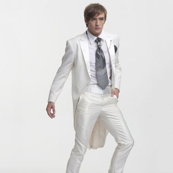 white italian tailcota wedding men suits groom wear slim fit terno tuxedos 2 pieces (jacket+pants) groomsman prom suits costume homme, Black;gray
white italian tailcota wedding men suits groom wear slim fit terno tuxedos 2 pieces (jacket+pants) groomsman prom suits costume homme, Black;gray