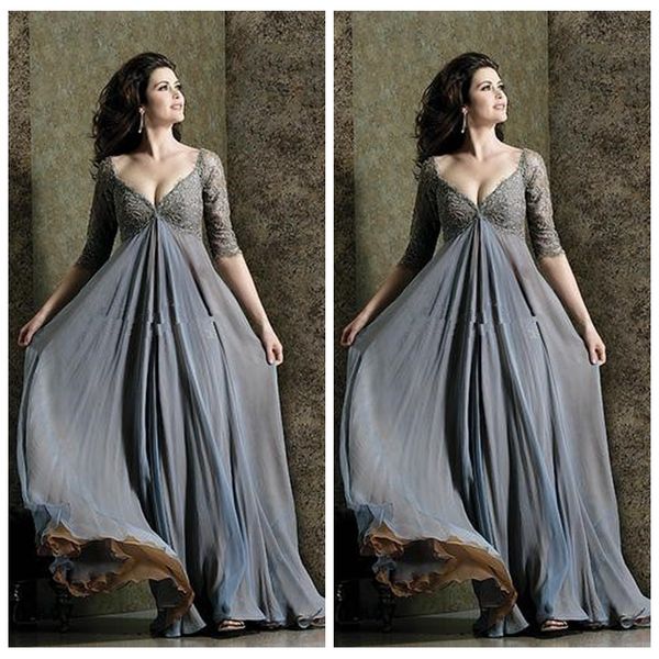 2019 half sleeves lace a-line prom dresses chiffon long mother formal dresses floor length empire waist ladies evening party gowns, Black
2019 half sleeves lace a-line prom dresses chiffon long mother formal dresses floor length empire waist ladies evening party gowns, Black