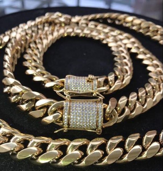 Мужские кубинского Майами Link браслет цепи комплект 18k позолоченный 12мм * Lad Алмазн
Мужские кубинского Майами Link браслет цепи комплект 18k позолоченный 12мм * Lad Алмазн