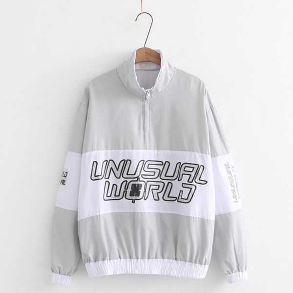 female print letter color block patchwork pullover jackets men stand collar zip up track casual jacket autumn male hip hop streetwear male, Black;brown
female print letter color block patchwork pullover jackets men stand collar zip up track casual jacket autumn male hip hop streetwear male, Black;brown