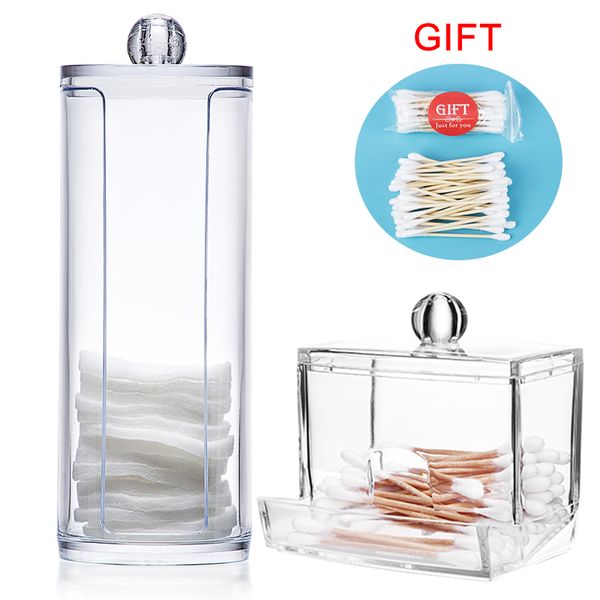 acrylic cotton swab makeup organizer storage box portable container make up cotton pad box storage case cosmetics q-tip holder
acrylic cotton swab makeup organizer storage box portable container make up cotton pad box storage case cosmetics q-tip holder