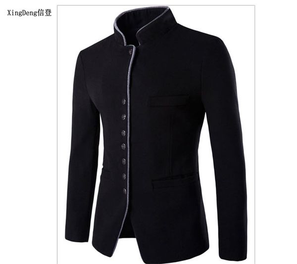 xingdeng new fall 2018 slim fit cotton blazer for quality blazers coat men chinese suits jackets costume homme clothing, White;black
xingdeng new fall 2018 slim fit cotton blazer for quality blazers coat men chinese suits jackets costume homme clothing, White;black