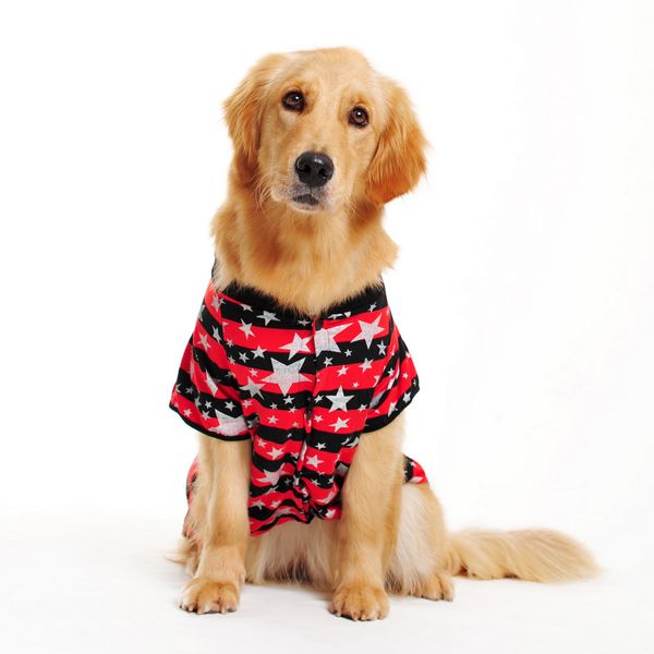 new design new 100 %cotton large dog t -shirt striped star printing clothes coat shirt vest for big dogs size s -xl
new design new 100 %cotton large dog t -shirt striped star printing clothes coat shirt vest for big dogs size s -xl