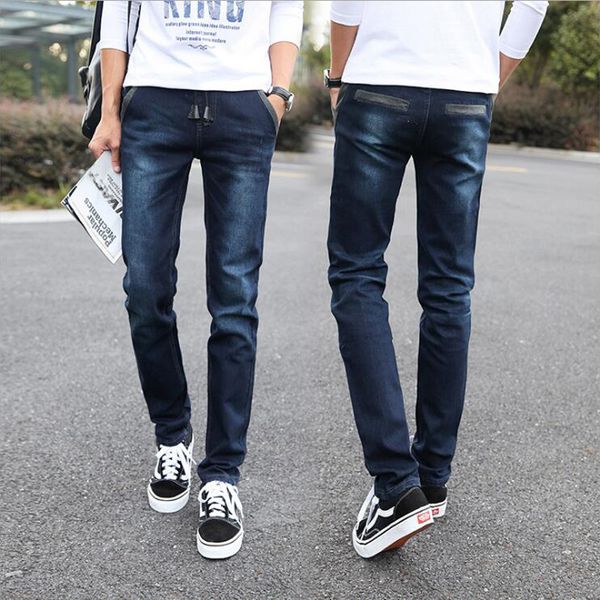 skinny jeans men drawstring slim fit denim joggers stretch male jean pencil pants blue men's snow wash jeans fashion casual hombre
skinny jeans men drawstring slim fit denim joggers stretch male jean pencil pants blue men's snow wash jeans fashion casual hombre