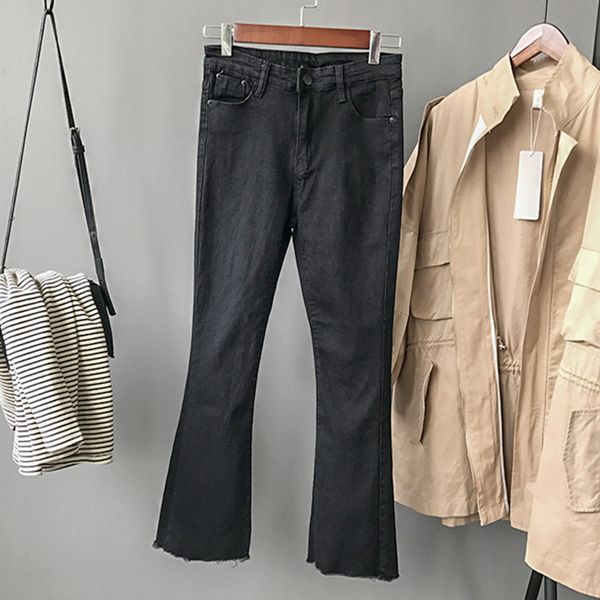 2018 black women skinny jeans ankle length fashion high street flare demin pants stretched fitting jeans trousers pockets, Blue
2018 black women skinny jeans ankle length fashion high street flare demin pants stretched fitting jeans trousers pockets, Blue