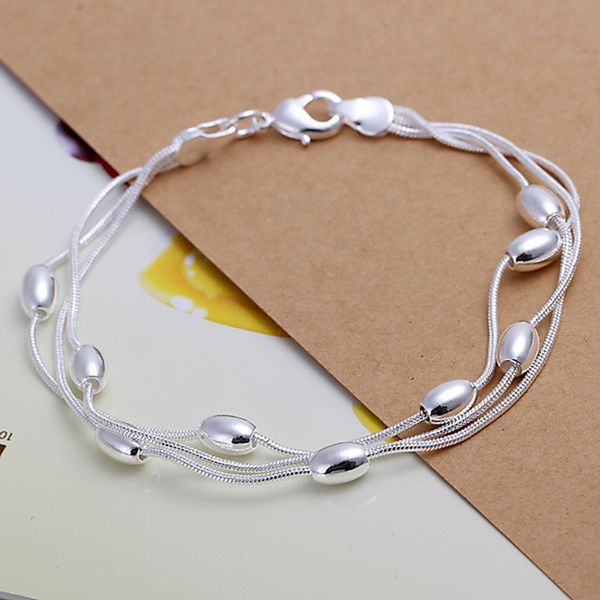 fine 925 sterling silver bracelet xmas new style 925silver chain charm beads for men fashion jewelry trendy lovely link h236, Black
fine 925 sterling silver bracelet xmas new style 925silver chain charm beads for men fashion jewelry trendy lovely link h236, Black