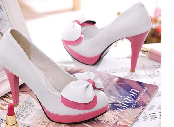 send spring and autumn female new fashion princess shoes bowknot fine-heeled shoes high-heeled shoes, Black
send spring and autumn female new fashion princess shoes bowknot fine-heeled shoes high-heeled shoes, Black