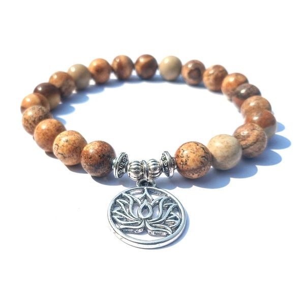 8mm natural stone with lotus om tree pendant strand bracelet women men lucky buddha beads charm bracelet dropshipping, Golden;silver
8mm natural stone with lotus om tree pendant strand bracelet women men lucky buddha beads charm bracelet dropshipping, Golden;silver