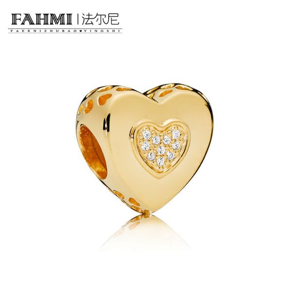 fahmi 100% 925 sterling silver 767375cz shine logo heart charm luxury sweet beaded original women's jewelry gift, Black
fahmi 100% 925 sterling silver 767375cz shine logo heart charm luxury sweet beaded original women's jewelry gift, Black
